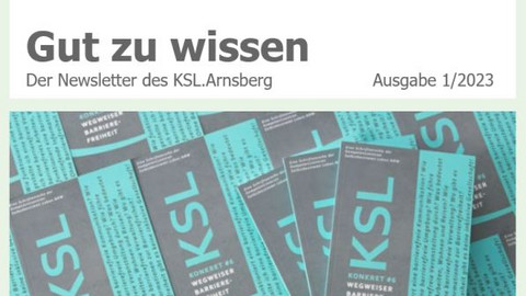 Startseite des Newsletters