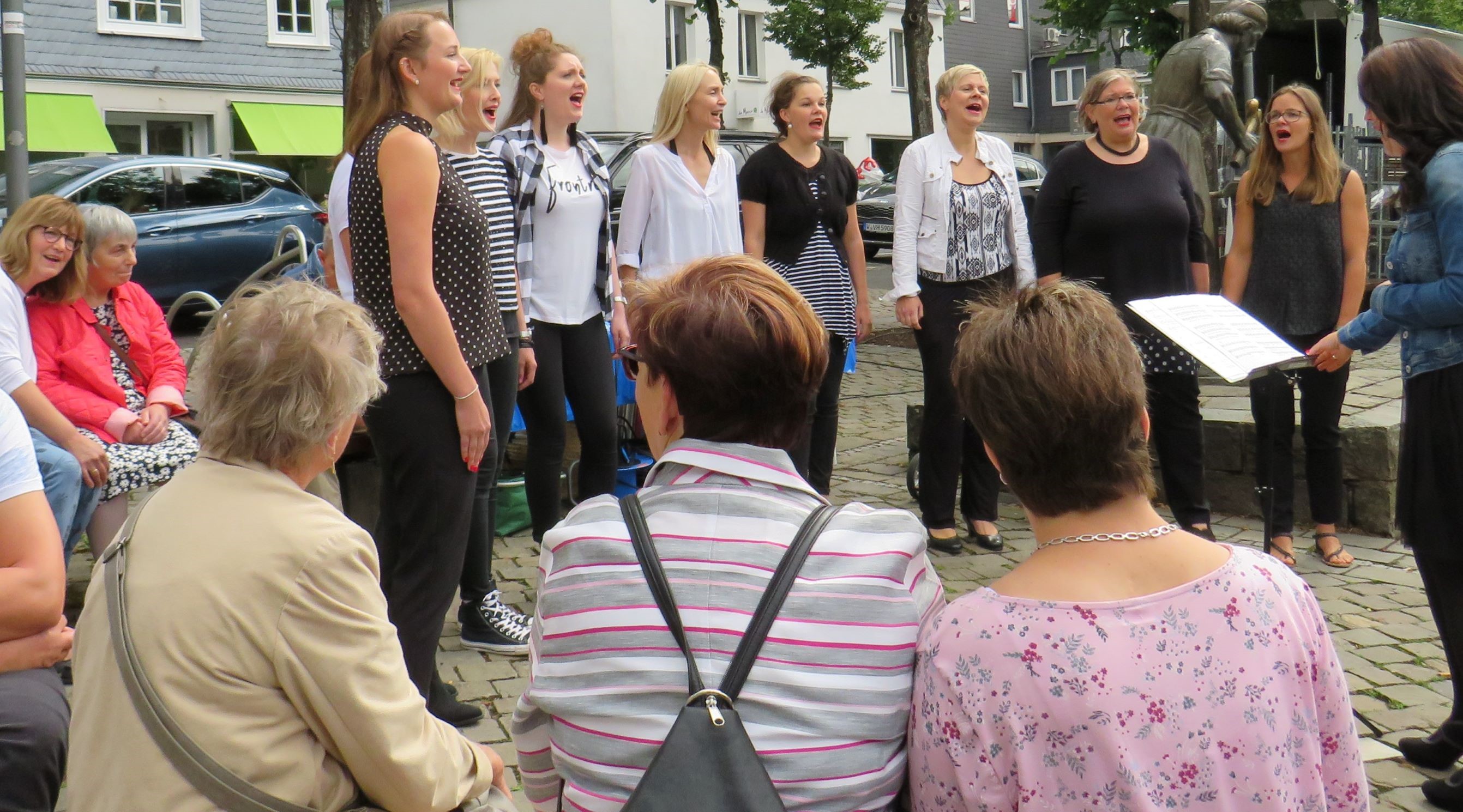 Der Chor „Vocapella“ aus Siegen sang 