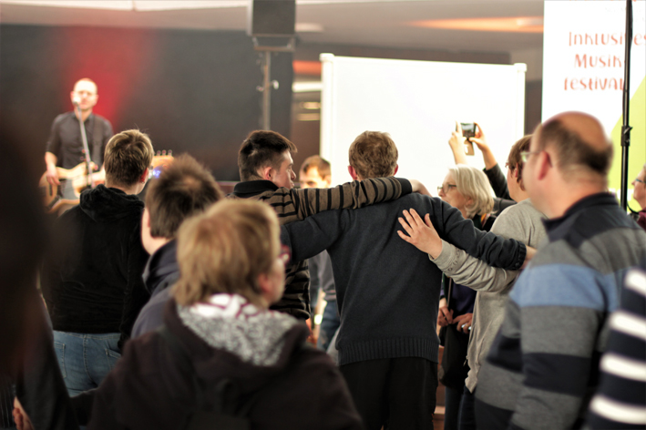 Tolle Stimmung in der Konzerthalle.